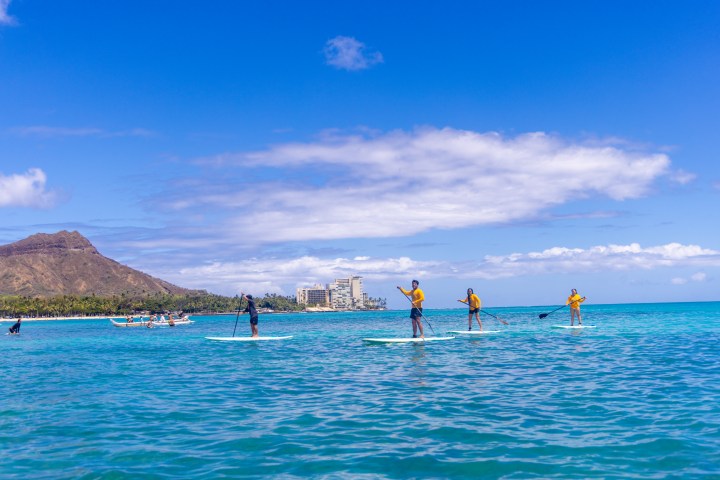Waikiki Beach surf lessons surf learn to surf